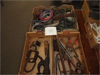 3 boxes Scrap Wire and misc tools Lot
