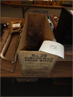 Wood Hamilton Beach Drink Mixer Box