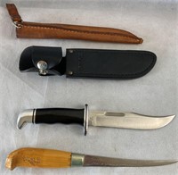 Buck Knive 119 USA & filet knife