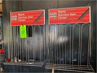 2  Mighty Stainless Steel Clamp Displays