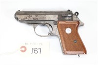 Walther, PPK, SN: 419826K. Cal.380