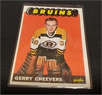 1965-66 GERRY CHEEVERS ROOKIE HOCKEY CARD RC