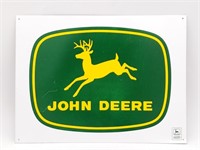 Metal John Deere Sign 16" x 12"