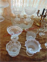 7 pcs of clear glass SEE PICS