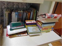 Group of books, cookbooks & other