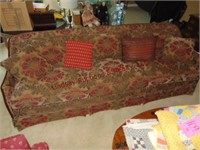 Floral couch w/ pillows approx 86" long