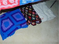 3 crochet blankets