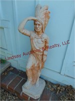Indian Statue approx 40" tall (plaster)