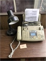 Panasonic Fax & Desk Lamp
