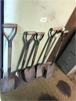 Lot of 5 Shovels