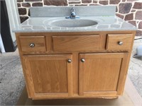 36” x 21 vanity with top used