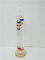 Glass Galileo Thermometer 13"