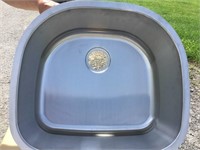 Under mount stainless steel single sink