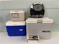 Lot of Coolers with Kool Mate Converter