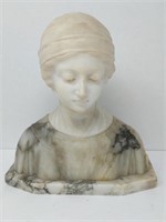 Vintage Made in Italy Marble Bust