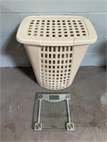 Laundry Basket and Weight Watchers Scale