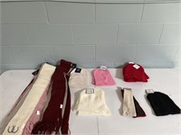 Lot of New Scarfs and Hats