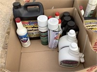 Oil, fuel treatment, antifreeze, and solvent lot