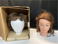 Antique Tiara Wig, cosmetology head