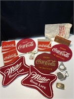Coca Cola patches Miller high life patches