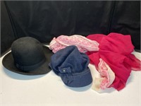 Hats and scarves 2 each