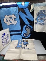 UNC Tar Heel flag, bag, cushion, shirt