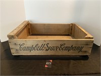 Vintage Campbell Soup Wood Crate