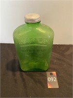 Vintage Green Water Bottle