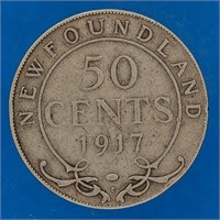 50 cent Newfoundland Coins