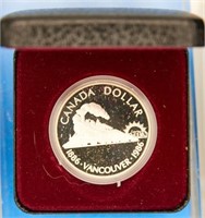 1986 Vancouver Silver Dollar