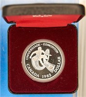 1983 World Universiade Games Silver Dollars