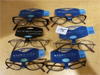 NEW Magnivision Eye Glasses - 6 Pairs
