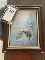 " Flying Eagle" Raised oil Painting
