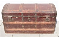 Antique Domed Steam Trunk / Chest