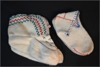 2pr Inuit Made Woolen Duffle Boot Inserts Slippers
