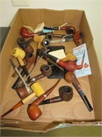 Assortment of smoking pipes