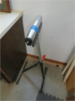 Material stock roller for table saw
