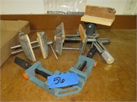 Portable vises, corner framing vise