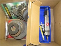 assorted wire /grinding wheels,