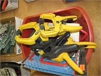 assorted quick clamps