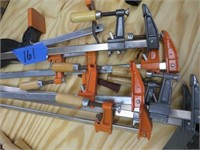 assorted bar clamps