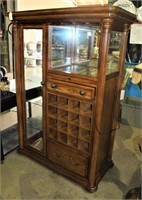 Oak Wine Cabinet/Bar