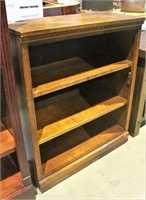 Small Walnut Bookshelf - 3 Shelf