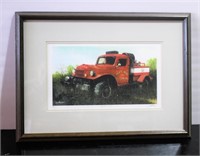 Mine Run Vol Fire Truck Print-Lou Messa
