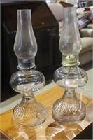 Matching Set of Oil Lamps