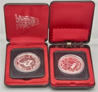 1975 Calgary and 1978 Common Wealth Games Coins