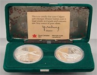 1988 Calgary Olympic $20 Coins