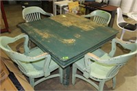 Shabby Chique Painted Table & Chairs
