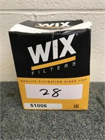 Wiz filters oil filter, part number 51006.