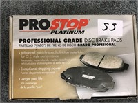 Pro stop platinum prograde disc brake pads.